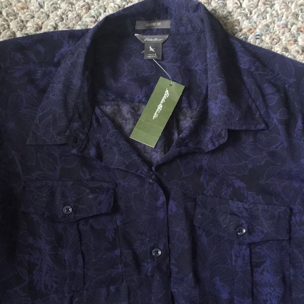 NWT Eddie Bauer blouse sz Lg